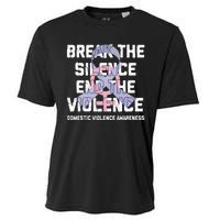 Break The Silence End Violence Domestic Violence Awareness Cooling Performance Crew T-Shirt