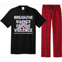 Break The Silence End Violence Domestic Violence Awareness Pajama Set