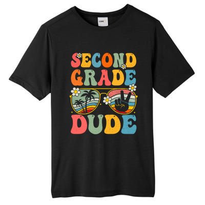 Back To School Second Grade Dude First Day School Groovy Gift Tall Fusion ChromaSoft Performance T-Shirt