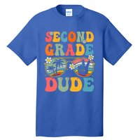 Back To School Second Grade Dude First Day School Groovy Gift Tall T-Shirt