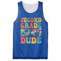 Back To School Second Grade Dude First Day School Groovy Gift Mesh Reversible Basketball Jersey Tank