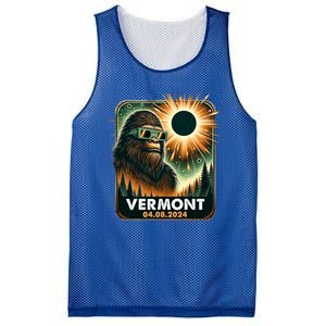 Bigfoot Total Solar Eclipse 2024 Vermont Eclipse Glasses Mesh Reversible Basketball Jersey Tank