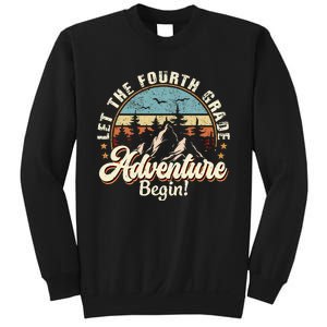 Back To School Let The 4th Grade Adventure Begin Sweatshirt