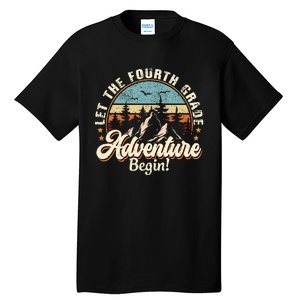 Back To School Let The 4th Grade Adventure Begin Tall T-Shirt