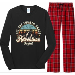 Back To School Let The 4th Grade Adventure Begin Long Sleeve Pajama Set