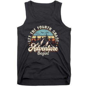 Back To School Let The 4th Grade Adventure Begin Tank Top