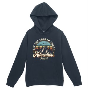 Back To School Let The 4th Grade Adventure Begin Urban Pullover Hoodie