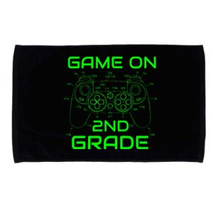 Back To School Game On 2nd Grade Funny Gamer Microfiber Hand Towel