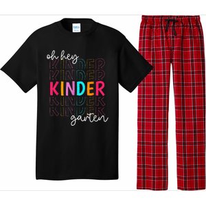 Back To School Oh Hey Kindergarten Teachers  Student Pajama Set