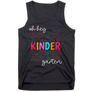 Back To School Oh Hey Kindergarten Teachers  Student Tank Top