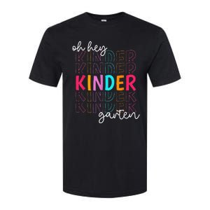 Back To School Oh Hey Kindergarten Teachers  Student Softstyle CVC T-Shirt