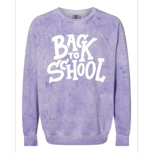 Back To School Gift Colorblast Crewneck Sweatshirt