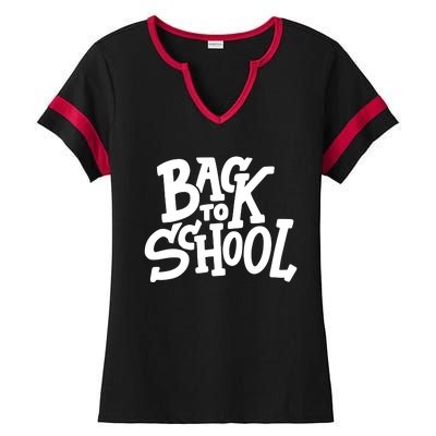 Back To School Gift Ladies Halftime Notch Neck Tee