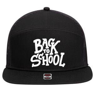 Back To School Gift 7 Panel Mesh Trucker Snapback Hat