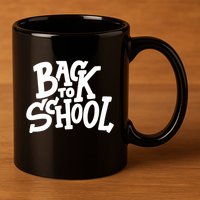 Back To School Gift 11oz C Handle Ceramic Mug