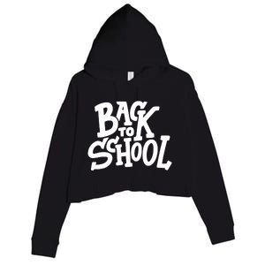 Back To School Gift Crop Fleece Hoodie