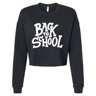 Back To School Gift Cropped Pullover Crew