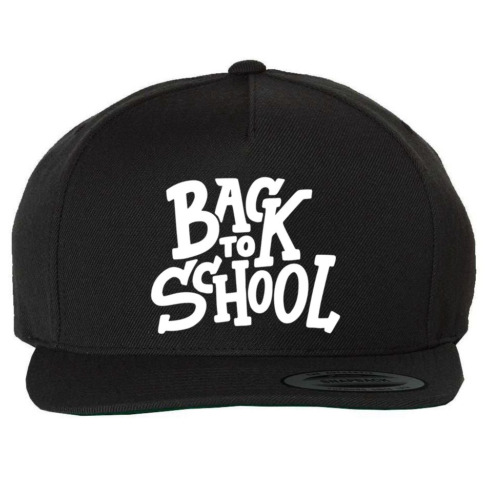 Back To School Gift Wool Snapback Cap