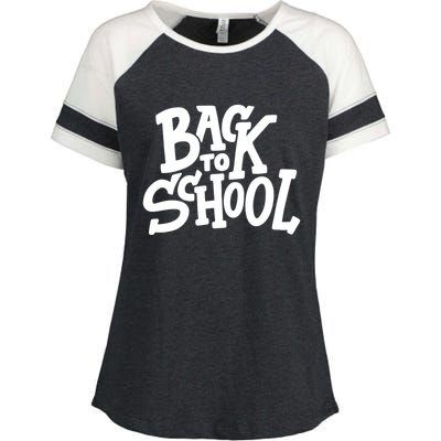 Back To School Gift Enza Ladies Jersey Colorblock Tee