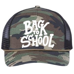 Back To School Gift Retro Rope Trucker Hat Cap