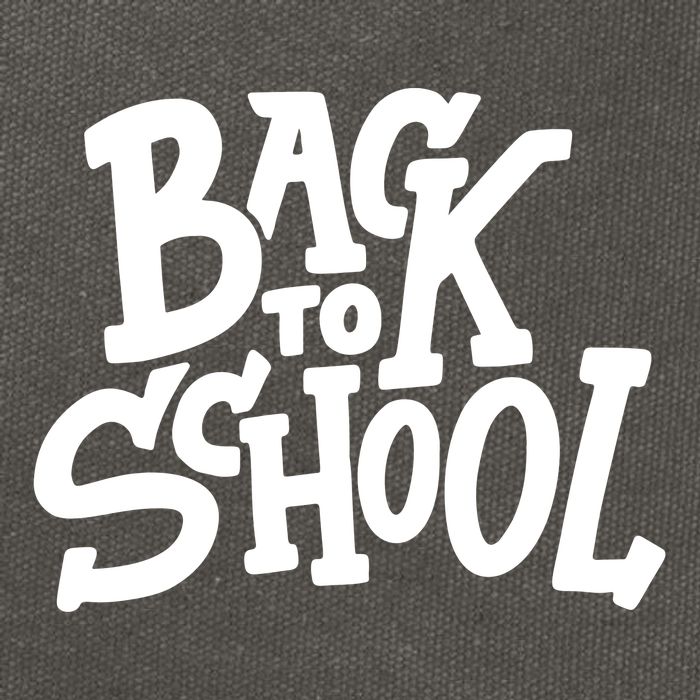 Back To School Gift Cotton Canvas Backpack