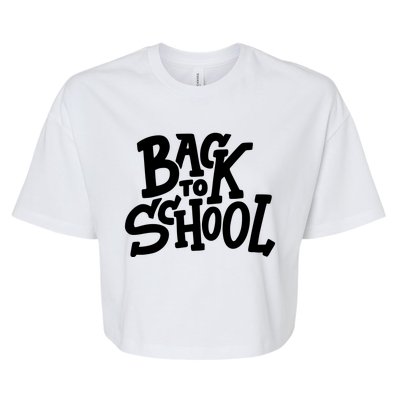 Back To School Gift Bella+Canvas Jersey Crop Tee