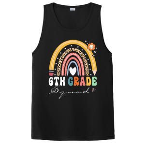 Back To School Rainbow 6th Sixth Grade Squad Teachers PosiCharge Competitor Tank