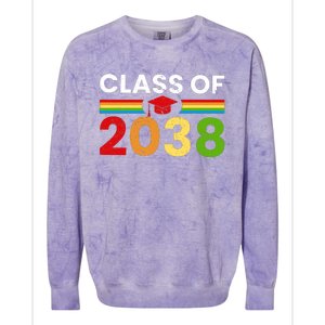 Back To School Class Of 2038 Graphic Colorblast Crewneck Sweatshirt