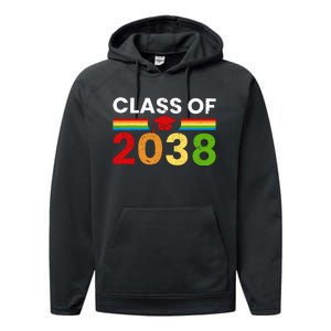 Back To School Class Of 2038 Graphic Performance Fleece Hoodie