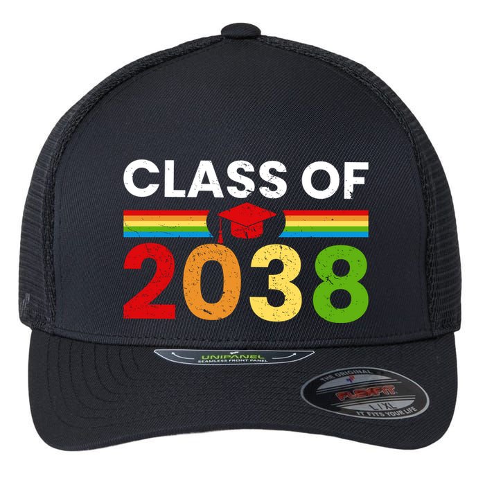 Back To School Class Of 2038 Graphic Flexfit Unipanel Trucker Cap