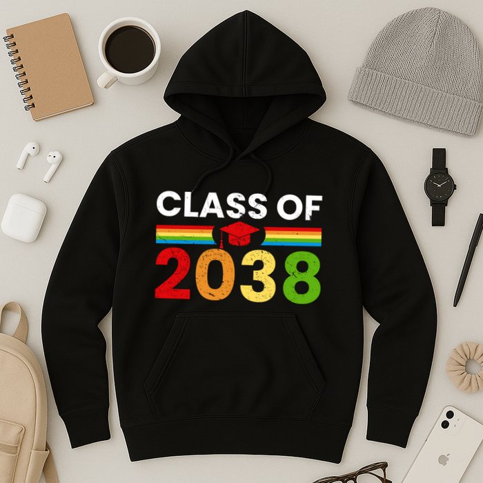 Back To School Class Of 2038 Graphic Hoodie