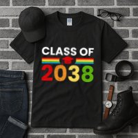Back To School Class Of 2038 Graphic Tall T-Shirt