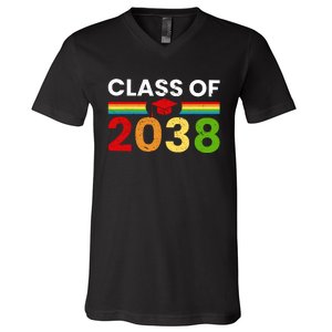 Back To School Class Of 2038 Graphic V-Neck T-Shirt