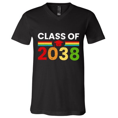 Back To School Class Of 2038 Graphic V-Neck T-Shirt