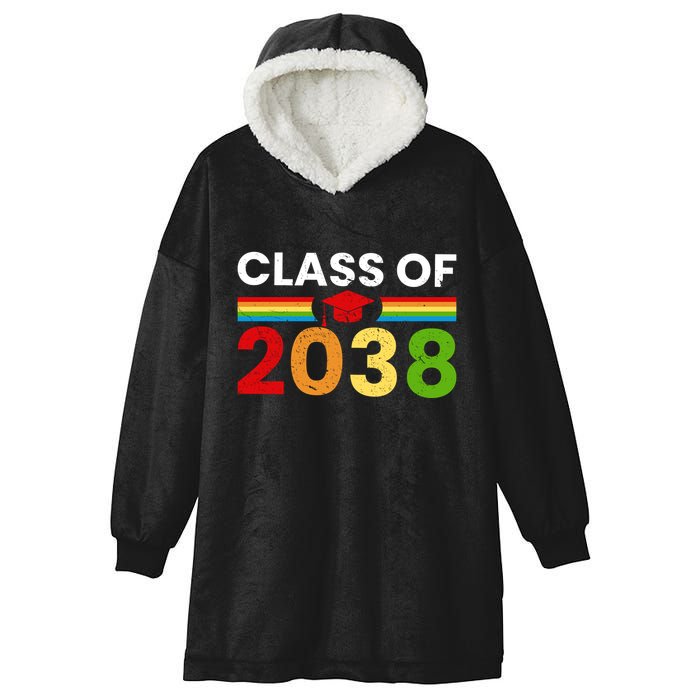 Back To School Class Of 2038 Graphic Hooded Wearable Blanket
