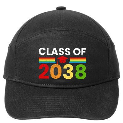 Back To School Class Of 2038 Graphic 7-Panel Snapback Hat