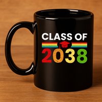 Back To School Class Of 2038 Graphic 11oz C Handle Ceramic Mug