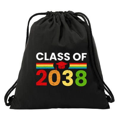 Back To School Class Of 2038 Graphic Drawstring Bag