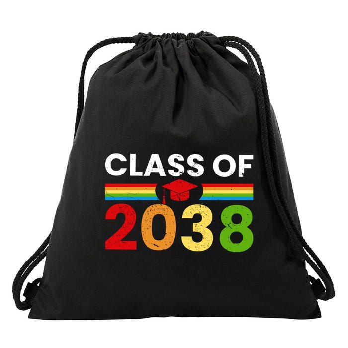Back To School Class Of 2038 Graphic Drawstring Bag