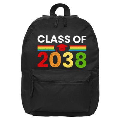 Back To School Class Of 2038 Graphic 16 in Basic Backpack