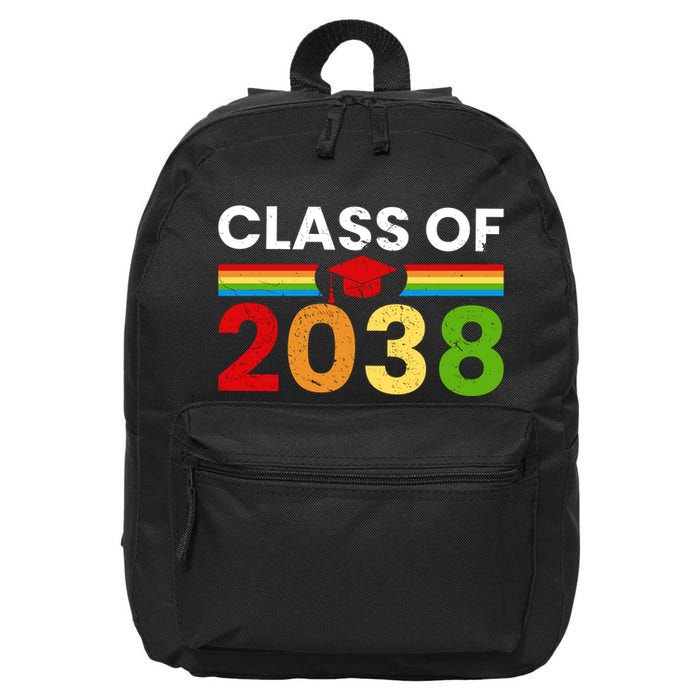Back To School Class Of 2038 Graphic 16 in Basic Backpack