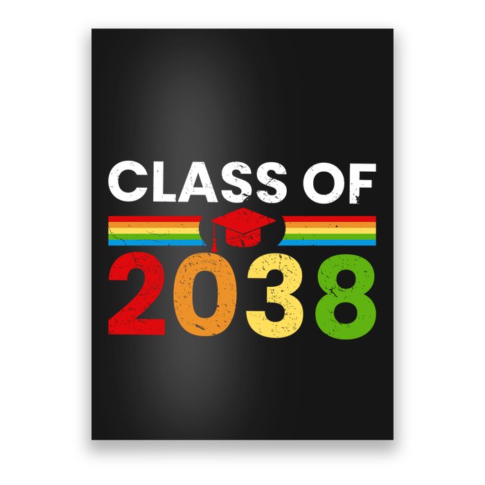 Back To School Class Of 2038 Graphic Poster