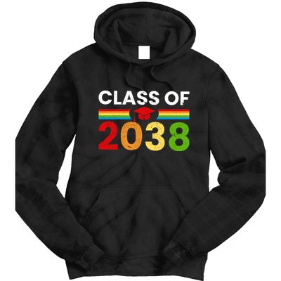 Back To School Class Of 2038 Graphic Tie Dye Hoodie