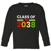 Back To School Class Of 2038 Graphic Toddler Long Sleeve Shirt