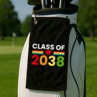 Back To School Class Of 2038 Graphic Golf Towel