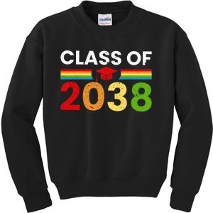 Back To School Class Of 2038 Graphic Kids Sweatshirt