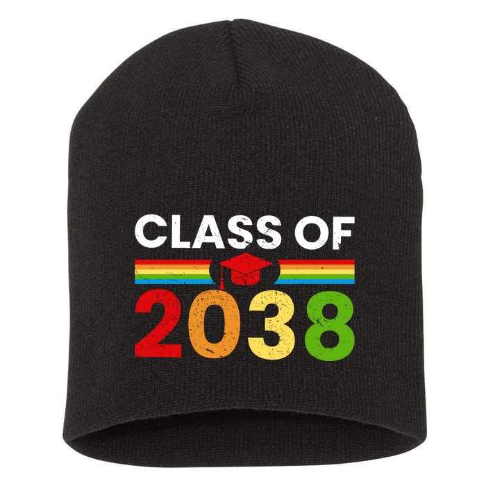 Back To School Class Of 2038 Graphic Short Acrylic Beanie