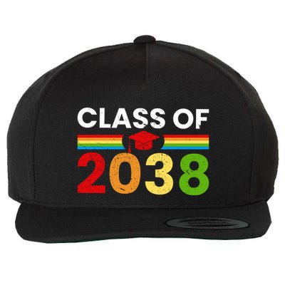 Back To School Class Of 2038 Graphic Wool Snapback Cap