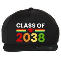 Back To School Class Of 2038 Graphic Wool Snapback Cap