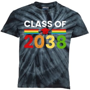 Back To School Class Of 2038 Graphic Kids Tie-Dye T-Shirt